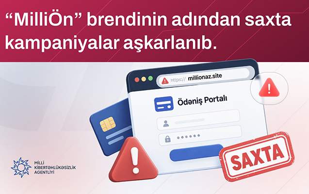 Saxta ödəniş səhifələri yaradılıb - Ehtiyatlı olun! Saxta ödəniş səhifələri yaradılıb - Ehtiyatlı olun!
