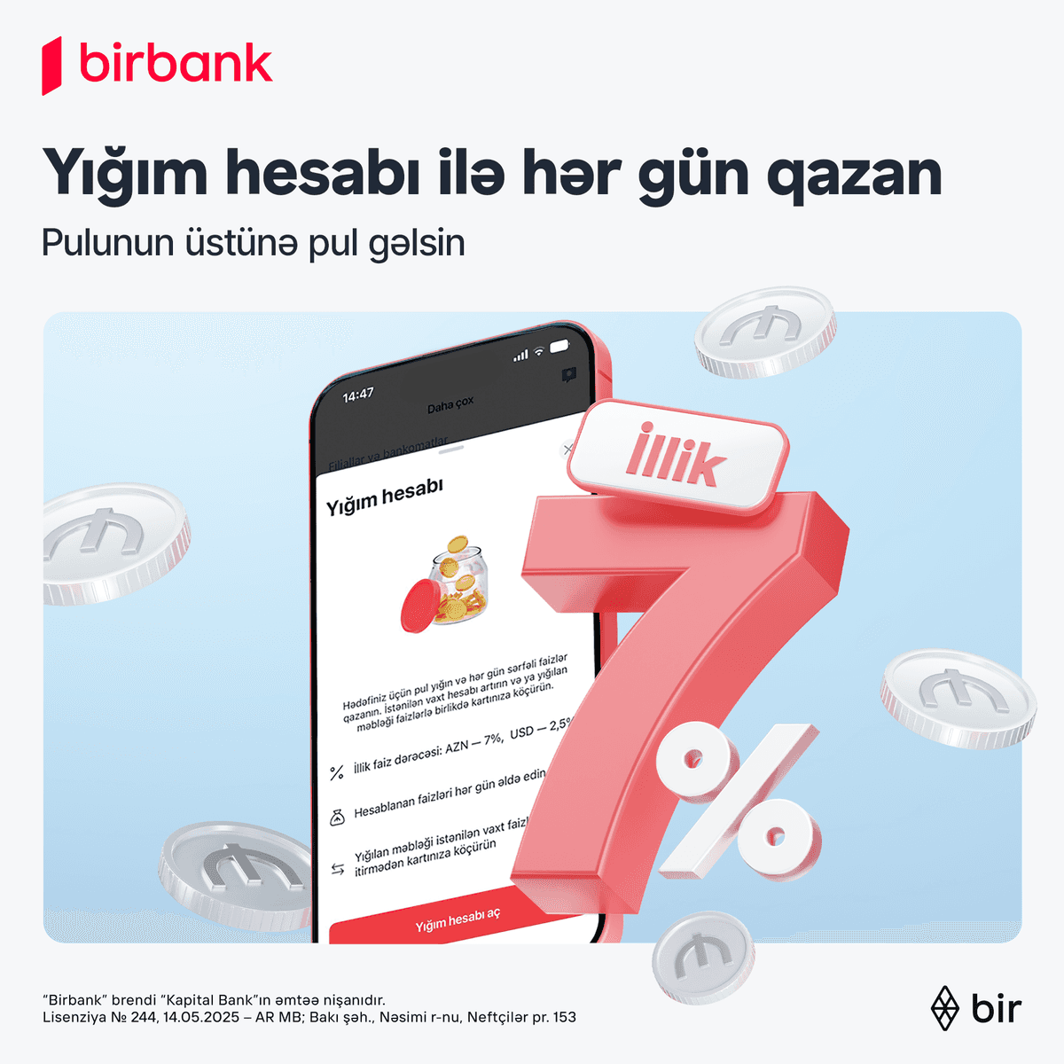 Pulunuz evdə gözləməsin, sizə hər gün gəlir gətirsin Pulunuz evdə gözləməsin, sizə hər gün gəlir gətirsin