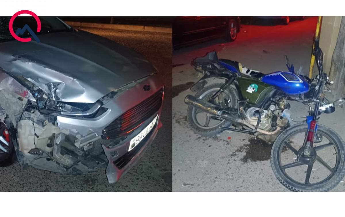 Tovuzda “Ford”la motosiklet toqquşdu Tovuzda “Ford”la motosiklet toqquşdu