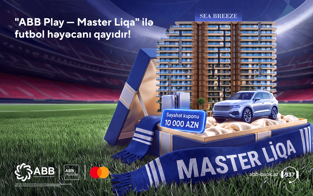 ABB-dən futbol azarkeşləri üçün qazandıran kampaniya ABB-dən futbol azarkeşləri üçün qazandıran kampaniya