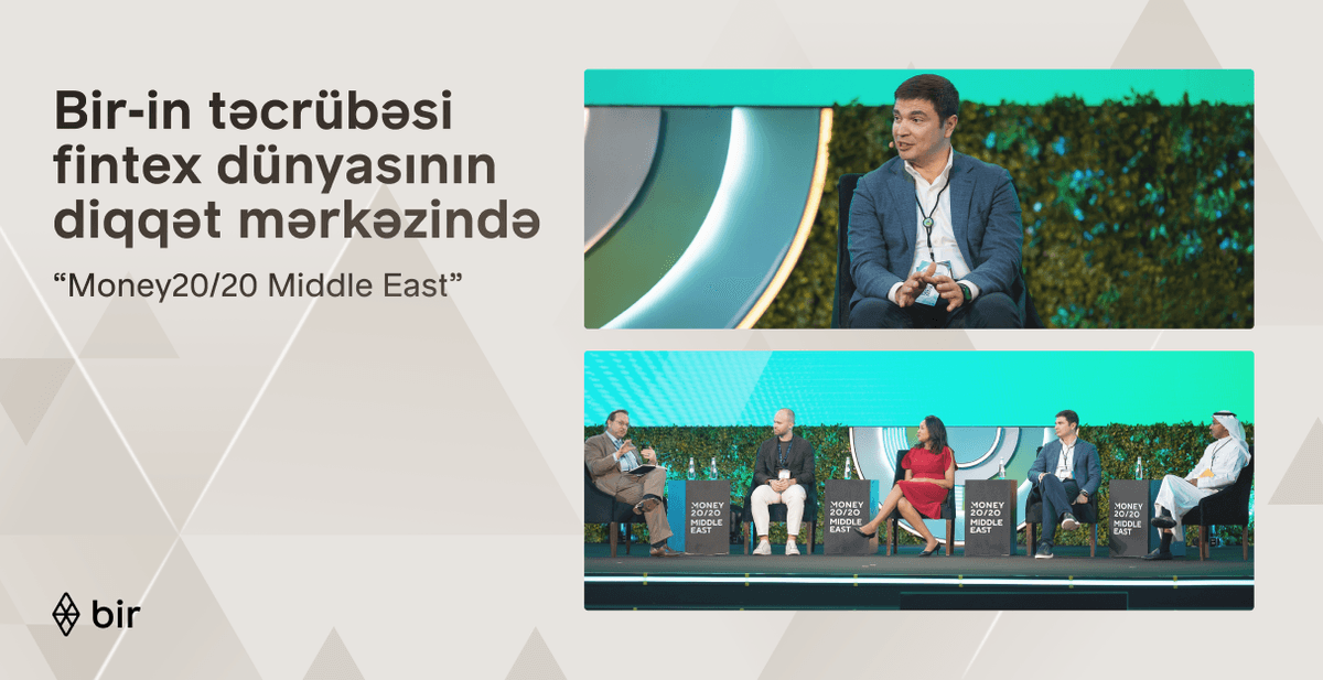 Bir Azərbaycanın rəqəmsal transformasiya təcrübəsini Ər-Riyadda “Money20/20 Middle East” tədbirində təqdim edib Bir Azərbaycanın rəqəmsal transformasiya təcrübəsini Ər-Riyadda “Money20/20 Middle East” tədbirində təqdim edib