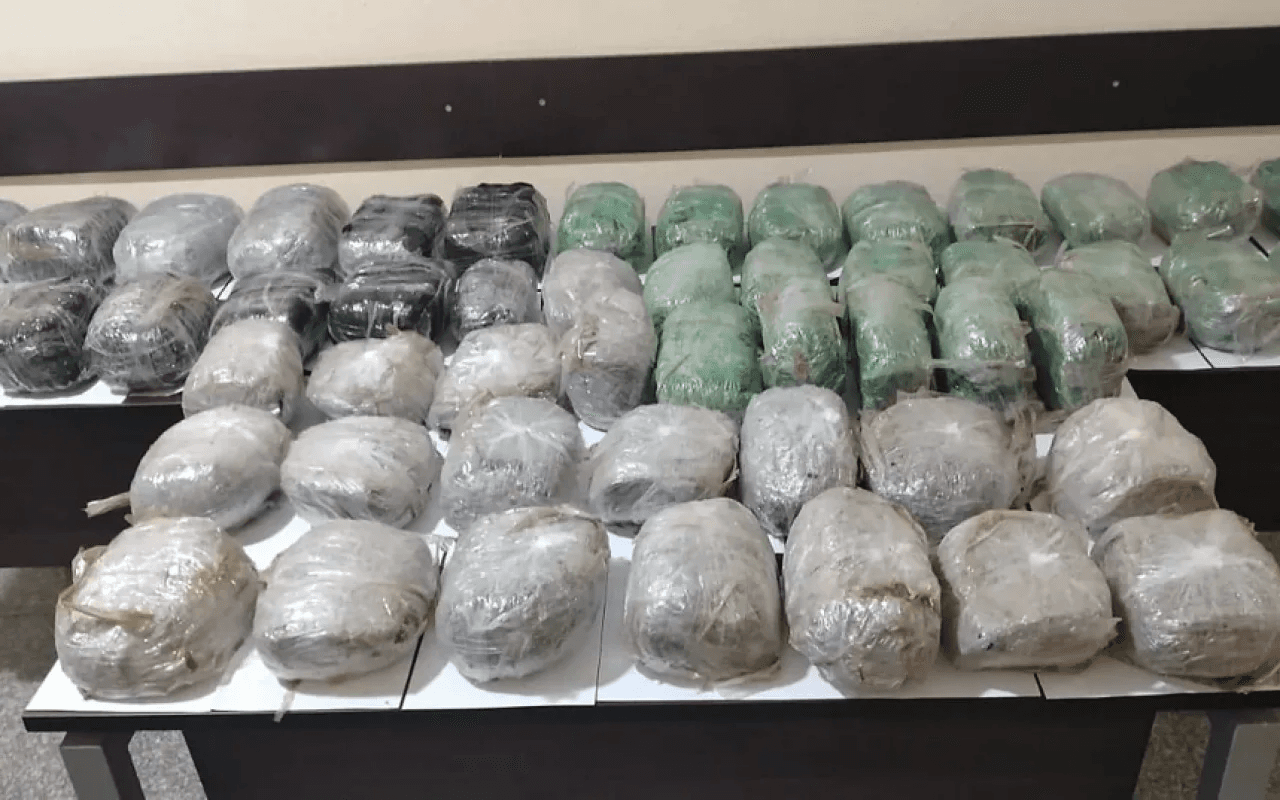 Sərhəddə İrandan gətirilən 111 kiloqram narkotik aşkarlandı