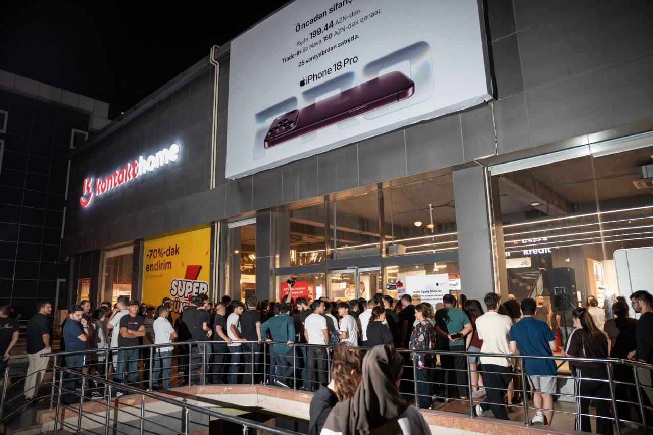 “Kontakt”da “iPhone 18 Pro” seriyasına axın: 4-cü il ardıcıl satış rekordu – FOTO