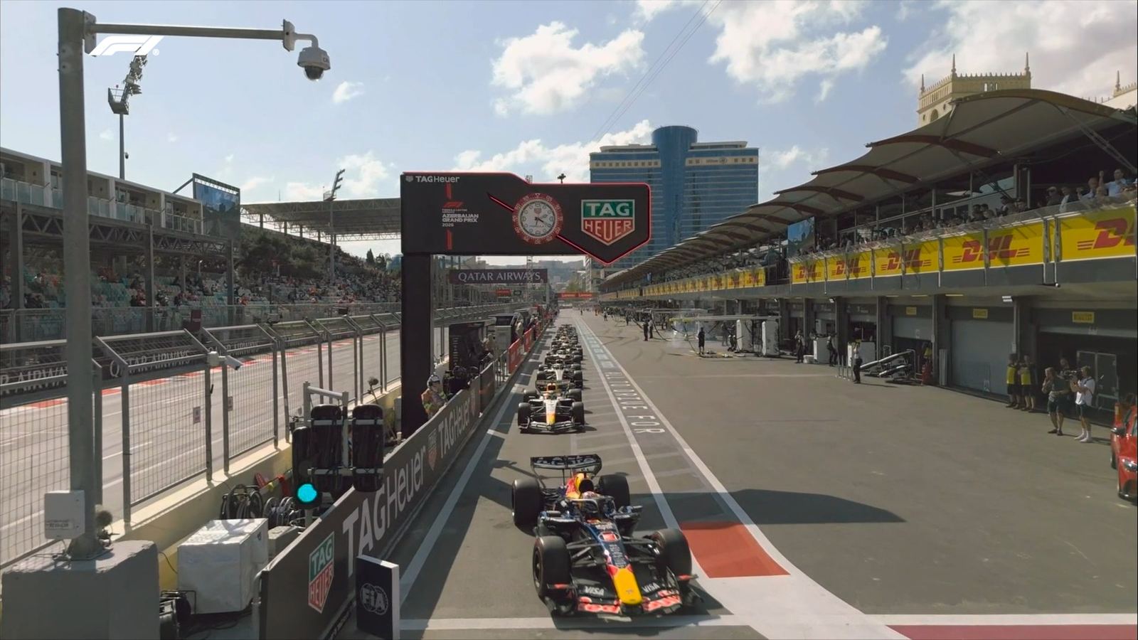 "Formula 1": Azərbaycan Qran-prisinin əsas yarışı start götürdü "Formula 1": Azərbaycan Qran-prisinin əsas yarışı start götürdü