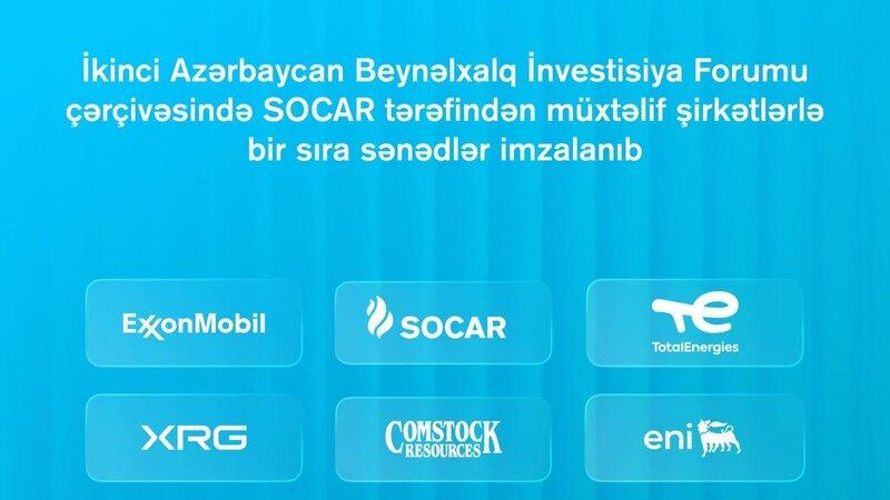 SOCAR müxtəlif şirkətlərlə sənədlər imzalayıb