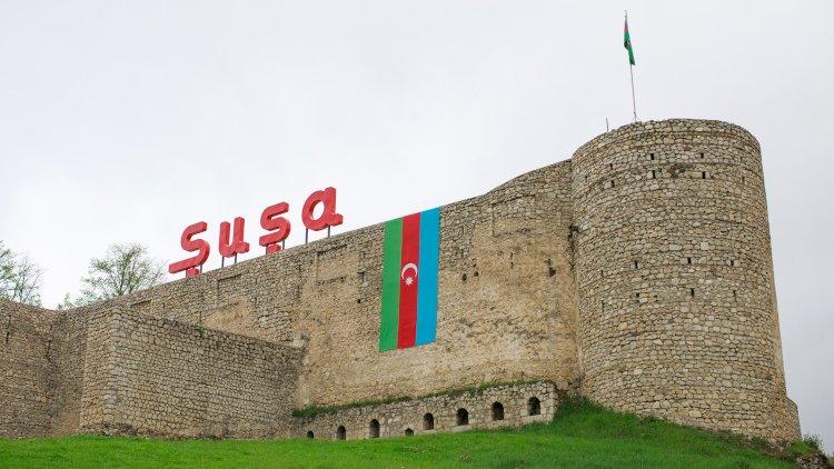 Şuşada mina partladı