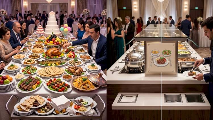 Toylarda menyu dəyişir: Qutab, kabab, plov, ləvəngi, balıq, tort... Toylarda menyu dəyişir: Qutab, kabab, plov, ləvəngi, balıq, tort...