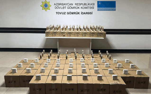 Gömrükdə bəyan edilməyən külli miqdarda kosmetik vasitə aşkarlandı Gömrükdə bəyan edilməyən külli miqdarda kosmetik vasitə aşkarlandı