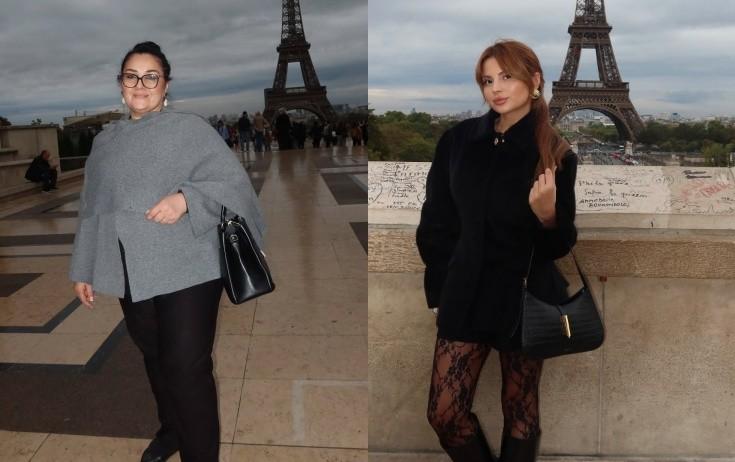 Aybəniz Haşımova qızı ilə Parisdə