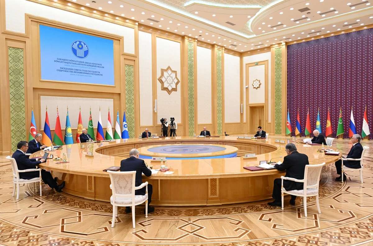 İlham Əliyev MDB Dövlət Başçıları Şurasının məhdud tərkibdə iclasında çıxış edib İlham Əliyev MDB Dövlət Başçıları Şurasının məhdud tərkibdə iclasında çıxış edib