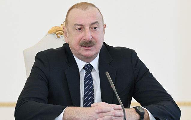 Türkmənbaşı şəhərində Prezident İlham Əliyevin Məsud Pezeşkian ilə görüşü keçirilir Türkmənbaşı şəhərində Prezident İlham Əliyevin Məsud Pezeşkian ilə görüşü keçirilir