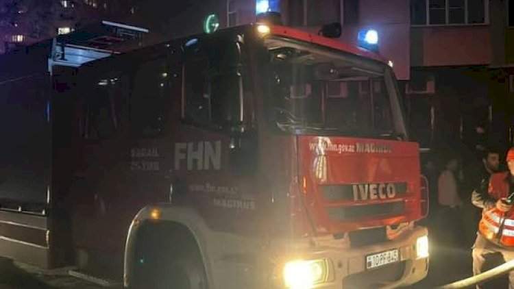 Bakıda GÜCLÜ YANĞIN BAŞLADI Bakıda GÜCLÜ YANĞIN BAŞLADI