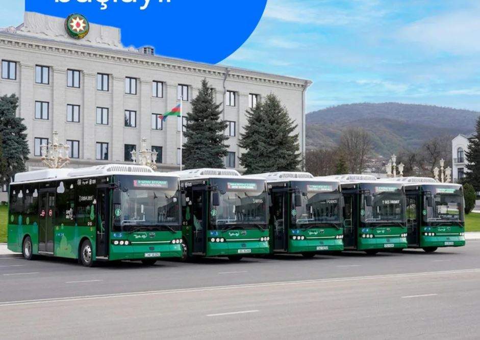 Bakıda bu marşrutun bütün avtobusları yenilənir Bakıda bu marşrutun bütün avtobusları yenilənir