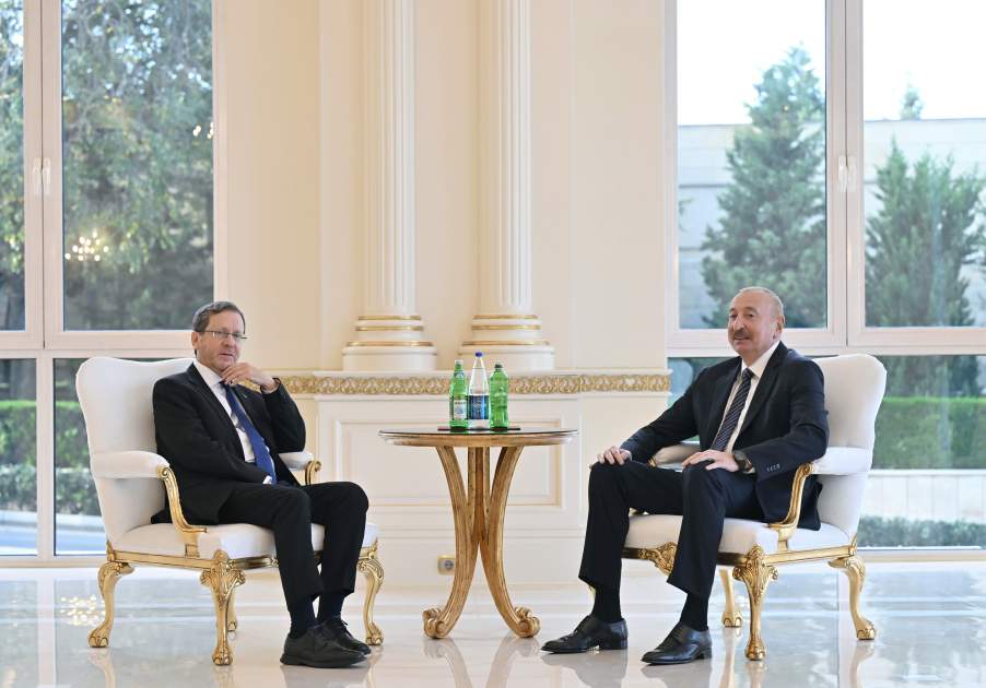 Prezident İlham Əliyevin İsrail Prezidenti ilə görüşü olub Prezident İlham Əliyevin İsrail Prezidenti ilə görüşü olub