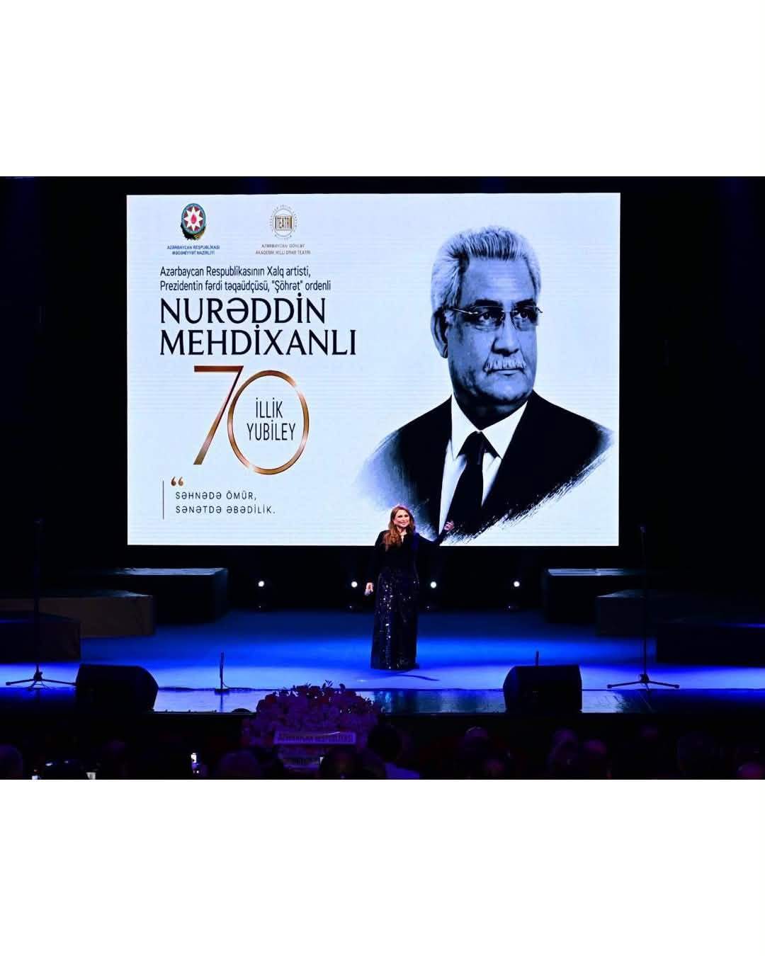 Xalq artisti Nurəddin Mehdixanlının 70 illik yubileyi qeyd olundu Xalq artisti Nurəddin Mehdixanlının 70 illik yubileyi qeyd olundu