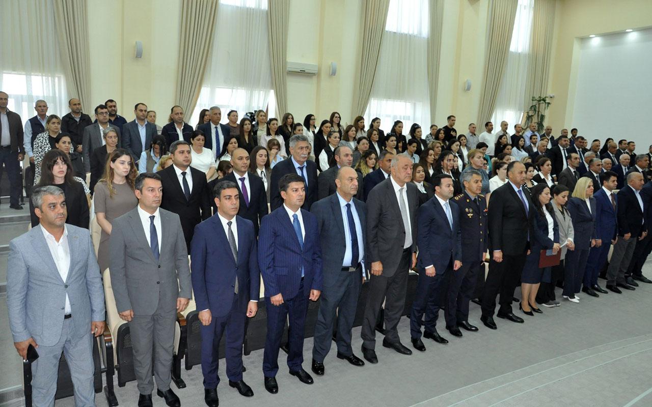 Pirallahıda dövlət siyasətinin prioritetləri müzakirə edildi - Fotolar