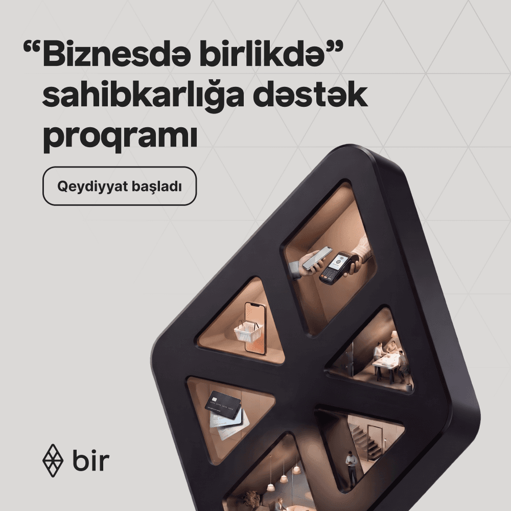 Bir-dən sahibkarlar üçün güzəştlər: “Biznesdə birlikdə” proqramına müraciət üçün tələsin Bir-dən sahibkarlar üçün güzəştlər: “Biznesdə birlikdə” proqramına müraciət üçün tələsin