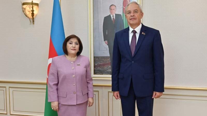 Sahibə Qafarova Belarus Milli Assambleyası Nümayəndələr Palatasının sədri ilə görüşdü Sahibə Qafarova Belarus Milli Assambleyası Nümayəndələr Palatasının sədri ilə görüşdü