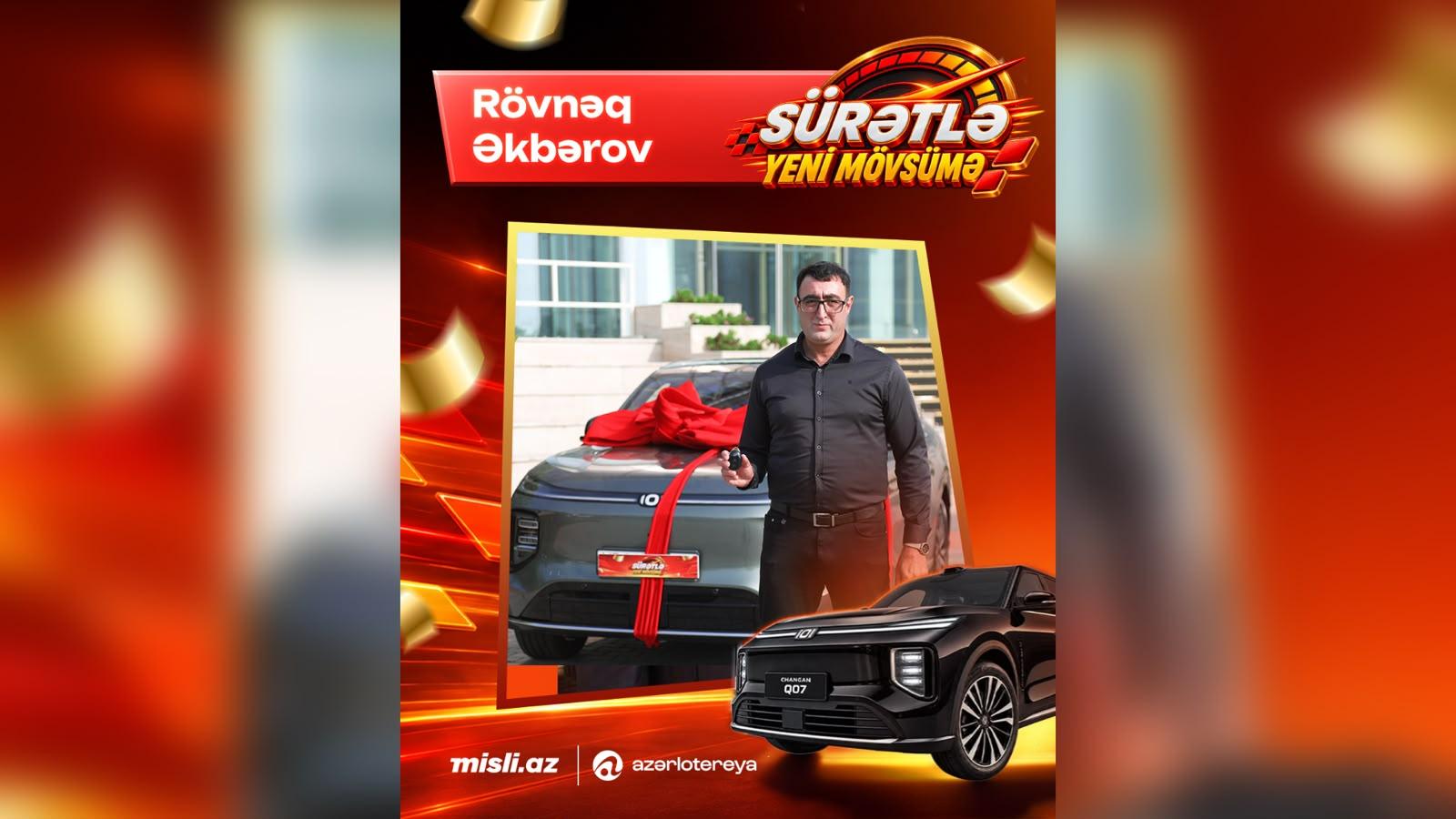 Xəyal etdi, inandı, qazandı — “Sürətlə Yeni Mövsümə” lotereyasının “Changan Q07” qalibi danışdı