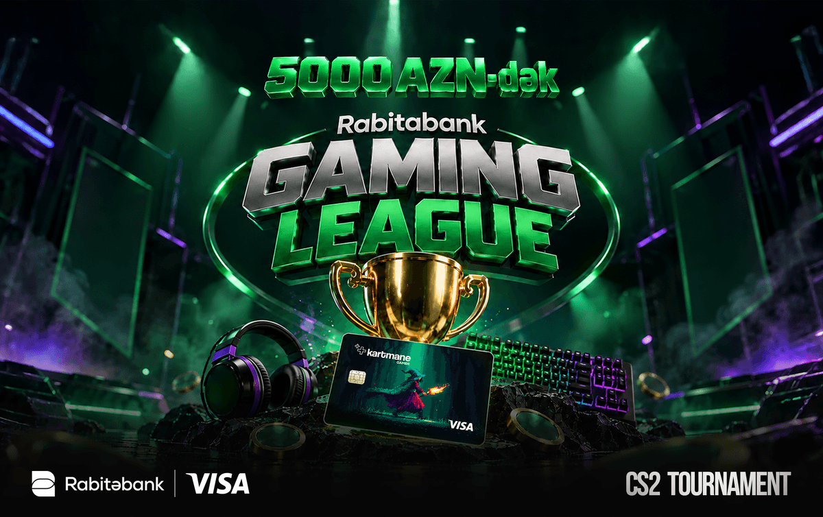 Rabitəbank Visanin dəstəyi ilə Gamer turniri keçirəcək Rabitəbank Visanin dəstəyi ilə Gamer turniri keçirəcək