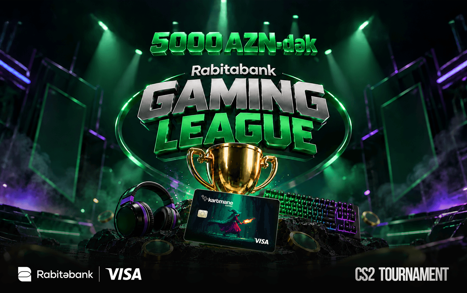 Rabitəbank Visanin dəstəyi ilə Gamer turniri keçirəcək Rabitəbank Visanin dəstəyi ilə Gamer turniri keçirəcək