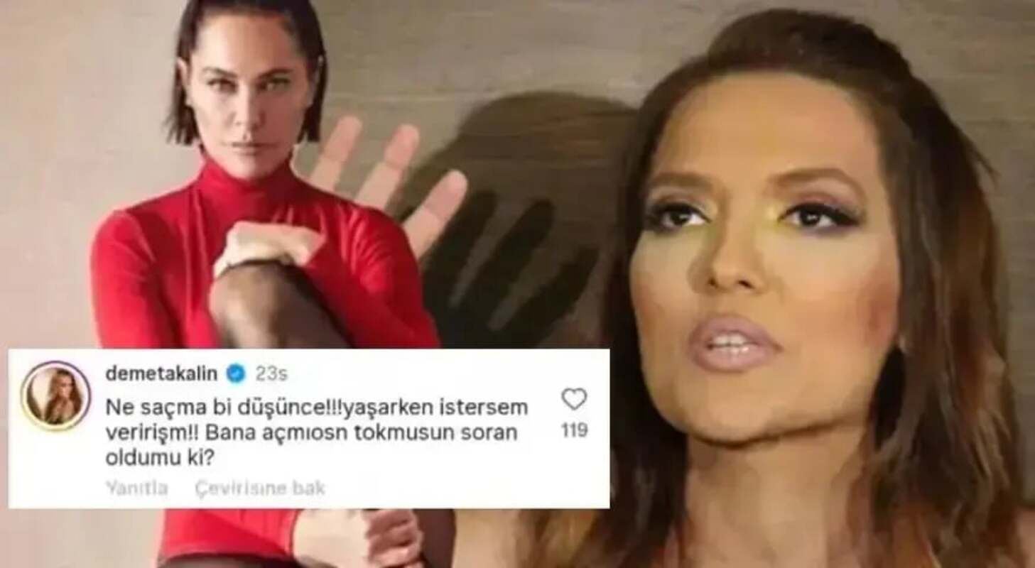 Demet Akalın Hülya Avşara sərt cavab verdi Demet Akalın Hülya Avşara sərt cavab verdi