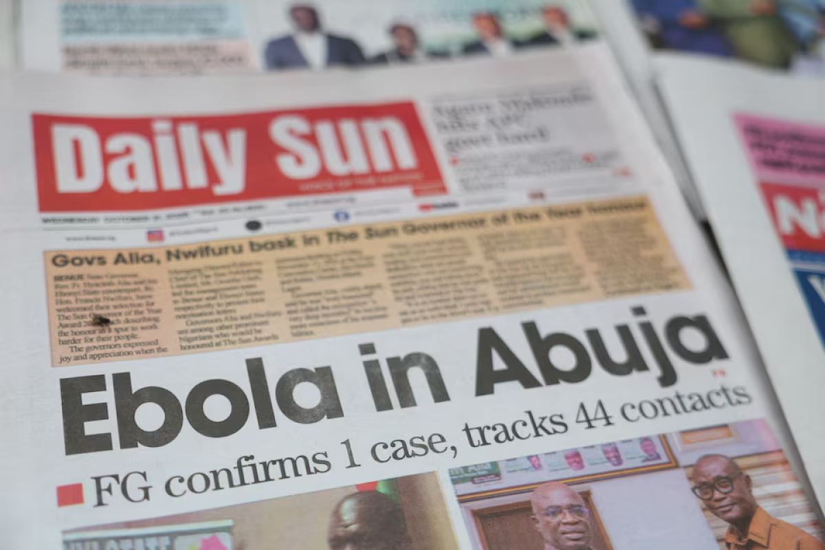 Nigeriyada Ebolaya ilk yoluxma qeydə alınıb Nigeriyada Ebolaya ilk yoluxma qeydə alınıb