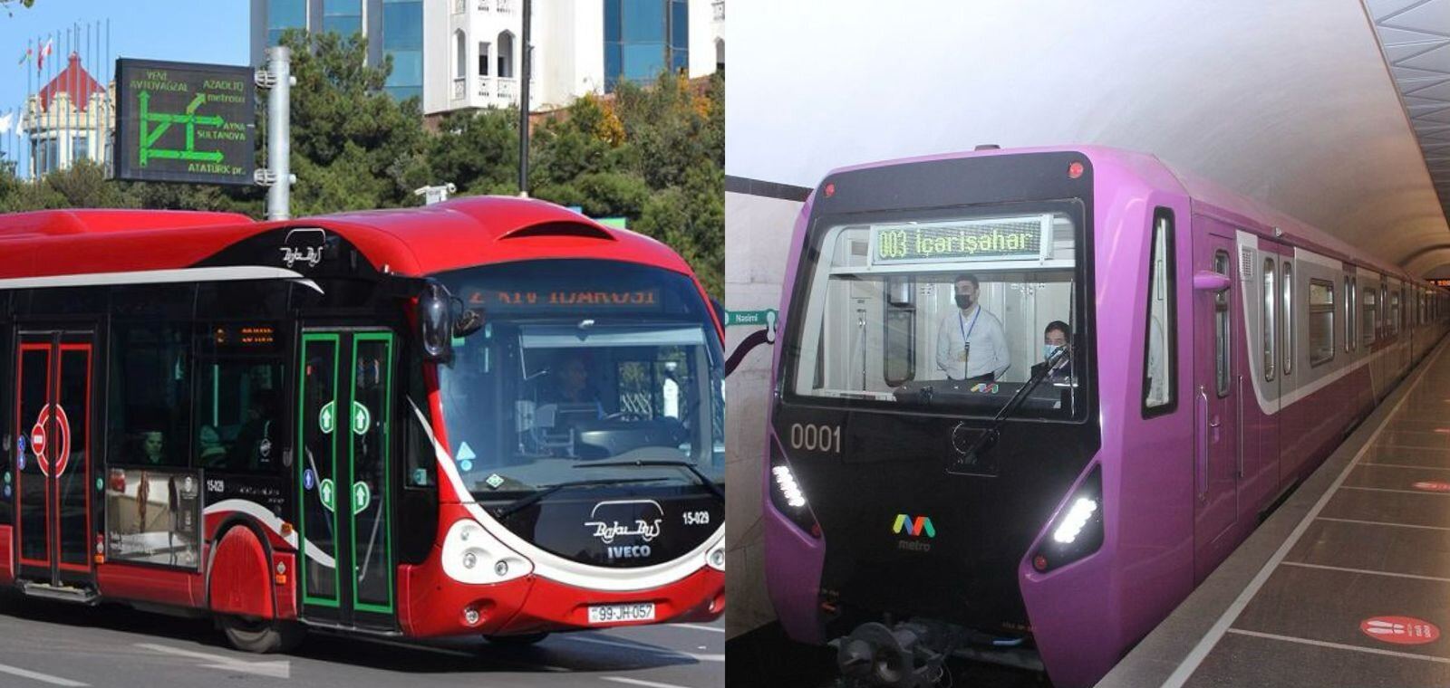 Avtobus və metroda gedişhaqqı dəyişə bilər Avtobus və metroda gedişhaqqı dəyişə bilər