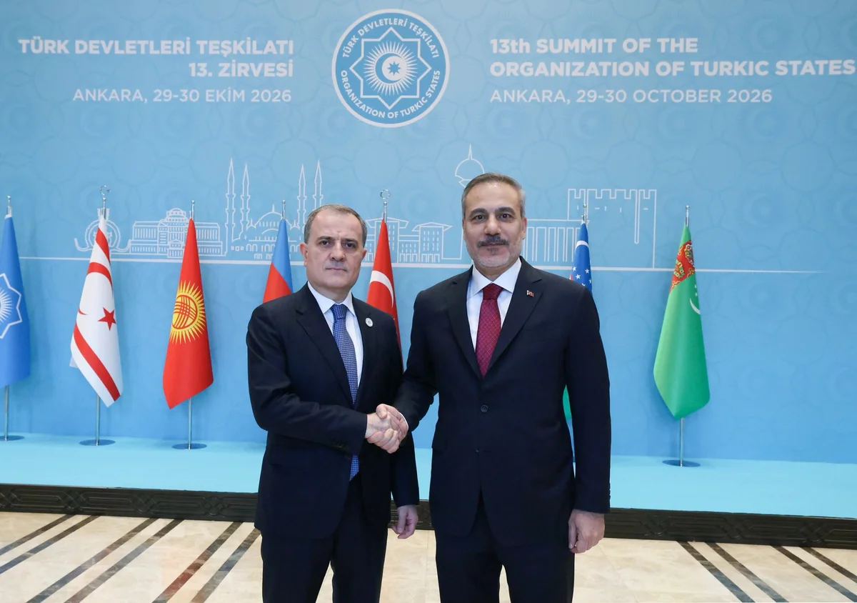 Ceyhun Bayramov Ankarada Hakan Fidanla görüşüb Ceyhun Bayramov Ankarada Hakan Fidanla görüşüb