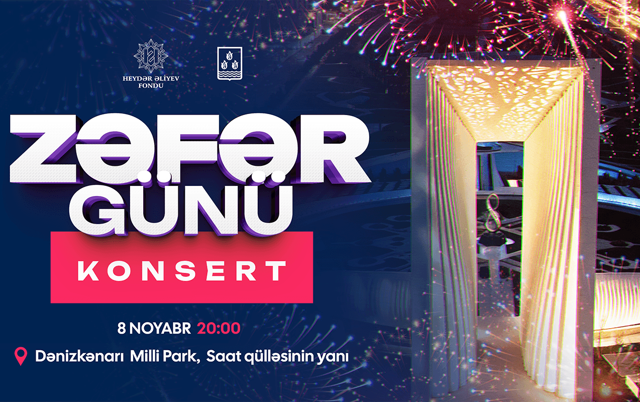 Zəfər Günü bulvarda konsert olacaq Zəfər Günü bulvarda konsert olacaq