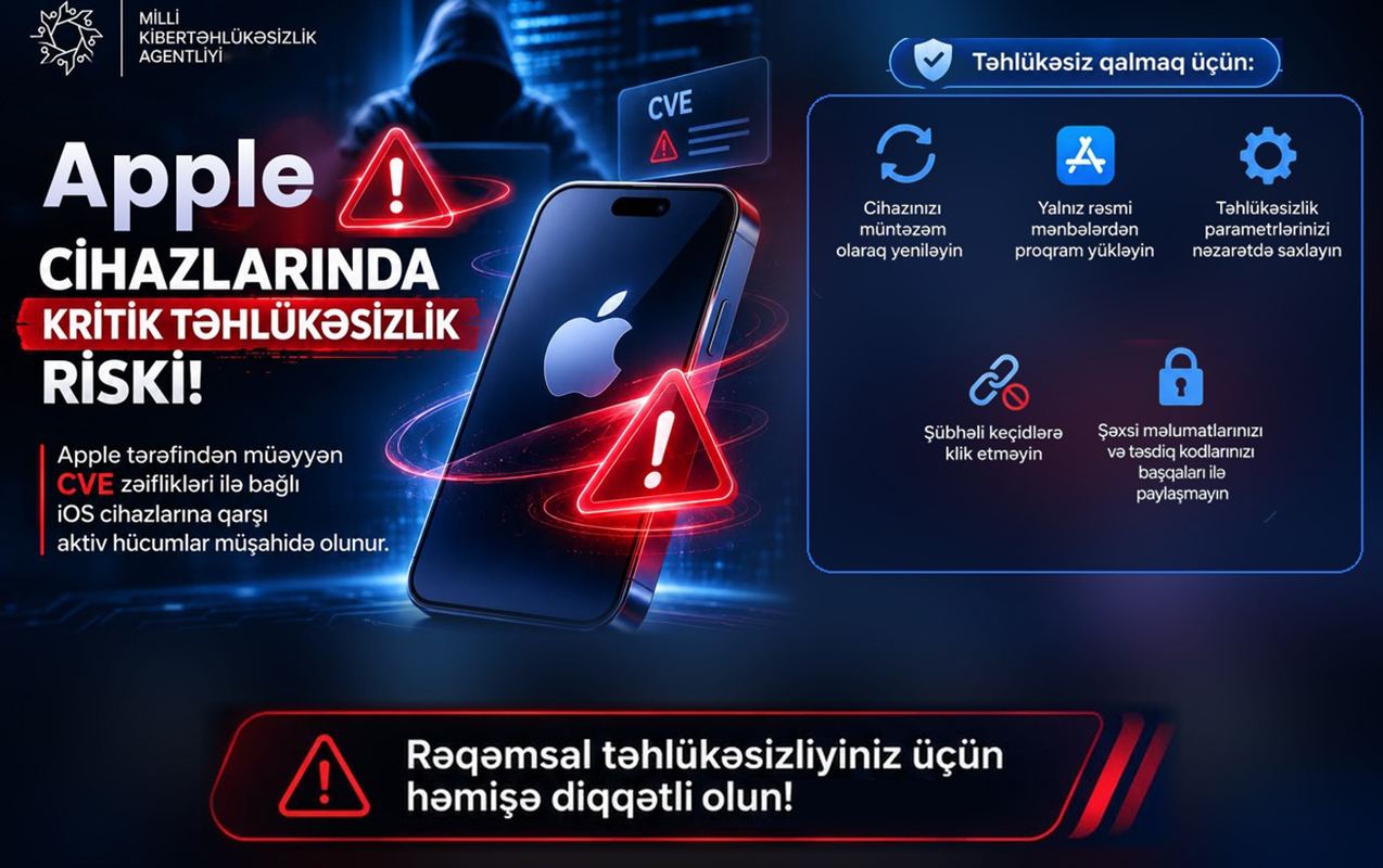 “Apple” istifadəçilərinin hesabları kütləvi şəkildə ələ keçirilir - Xəbərdarlıq “Apple” istifadəçilərinin hesabları kütləvi şəkildə ələ keçirilir - Xəbərdarlıq