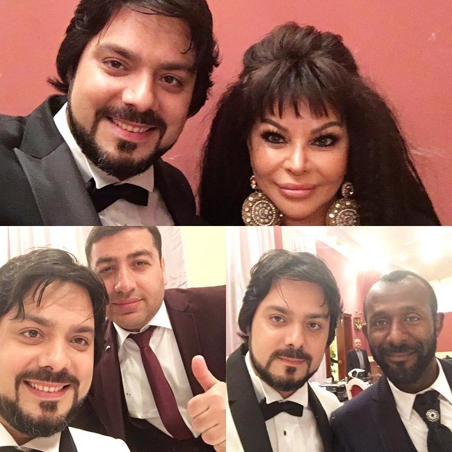 Məşhur iş adamı xalq artistini dollar yağışına tutdu - Məclisdən FOTOLAR