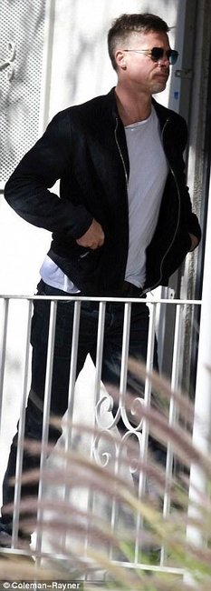 Bred Pitt Ancelinadan boşanandan sonra tanınmaz hala düşdü - FOTOLAR