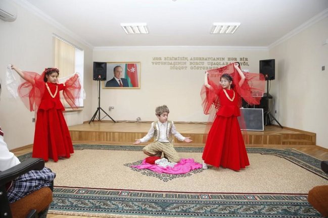 Leyla Əliyeva internat məktəbində - FOTOLAR