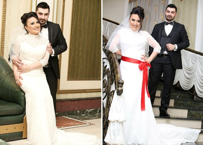 Azərbaycan ulduzlarının heç yerdə görmədiyiniz EVLİLİK - FOTOLARI