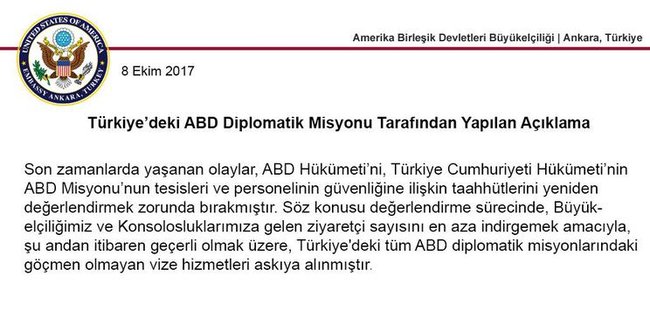 ABŞ-dan Türkiyəyə tarixi sanksiya — DÜNYA ŞOKDA (YENİLƏNİB)