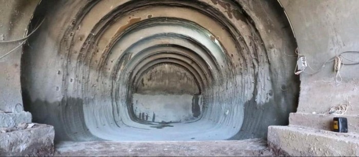 Şuşa yolundakı tunellərin tikintisindən FOTOLAR