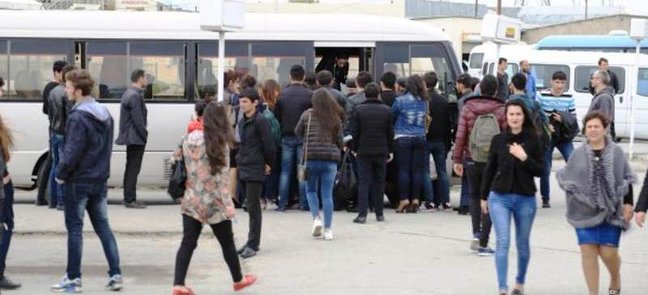 Sumqayıtdan Bakıya gediş çətinləşdi - PROBLEM - VİDEO