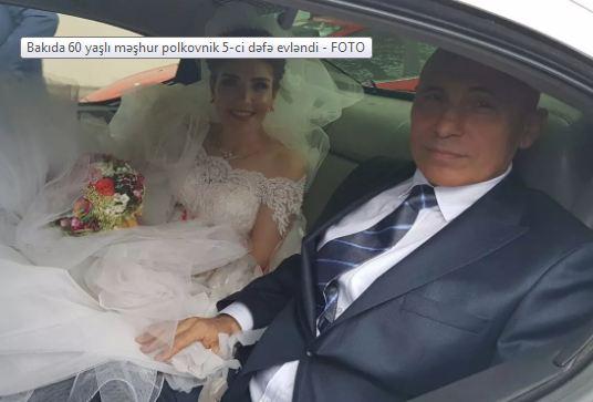 Azərbaycanda 60 yaşında evlənən polkovnik danışdı - 