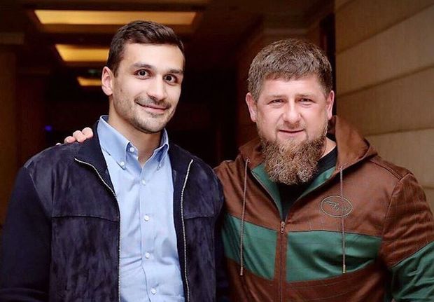 Prezidentin kürəkəni Ramzan Kadırovla görüşdü - Foto