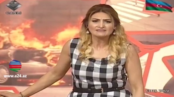 Azərbaycanlı aparıcı canlı efirdə tamaşaçıya qarşı tərbiyəsizlik etdi - VİDEO