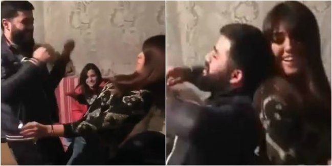 Pərvinin rejissorla elə VİDEOSU YAYILDI Kİ... Ağzında siqaret... - ŞOK VİDEO