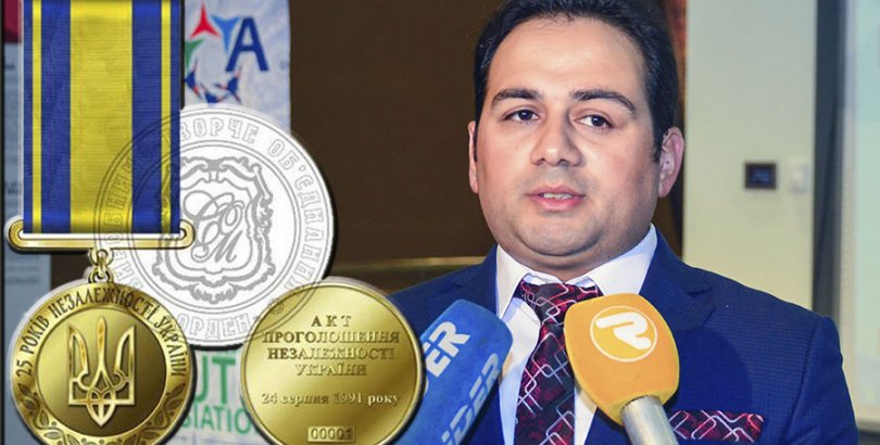 Azərbaycan-Slavyan Gəncləri Assosiasiyasının sədri Ukraynanın ali medalı ilə təltif edildi