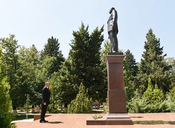 İlham Əliyev Zaqatalaya getdi