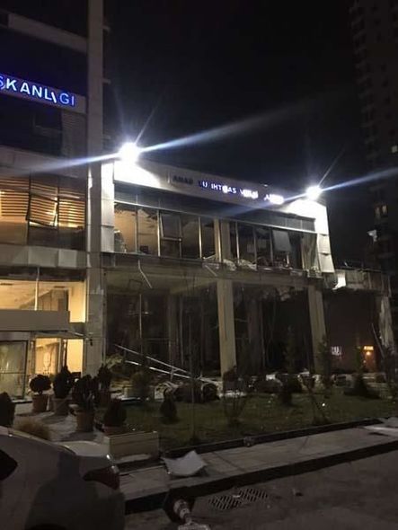 Ankarada güclü partlayış baş verib – FOTO