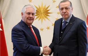 Ərdoğan Tillerson ilə görüşdü