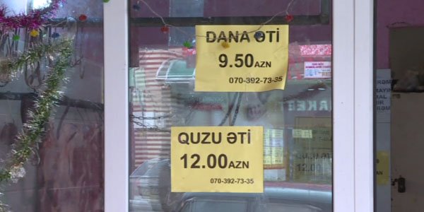 Azərbaycanda ətin qiyməti endi - VİDEO