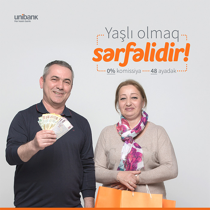 Unibank təqaüdçülər üçün xüsusi aksiya keçirir