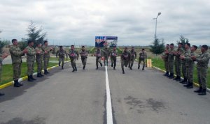 Azərbaycan Ordusunda idman yarışları keçirilir - FOTO