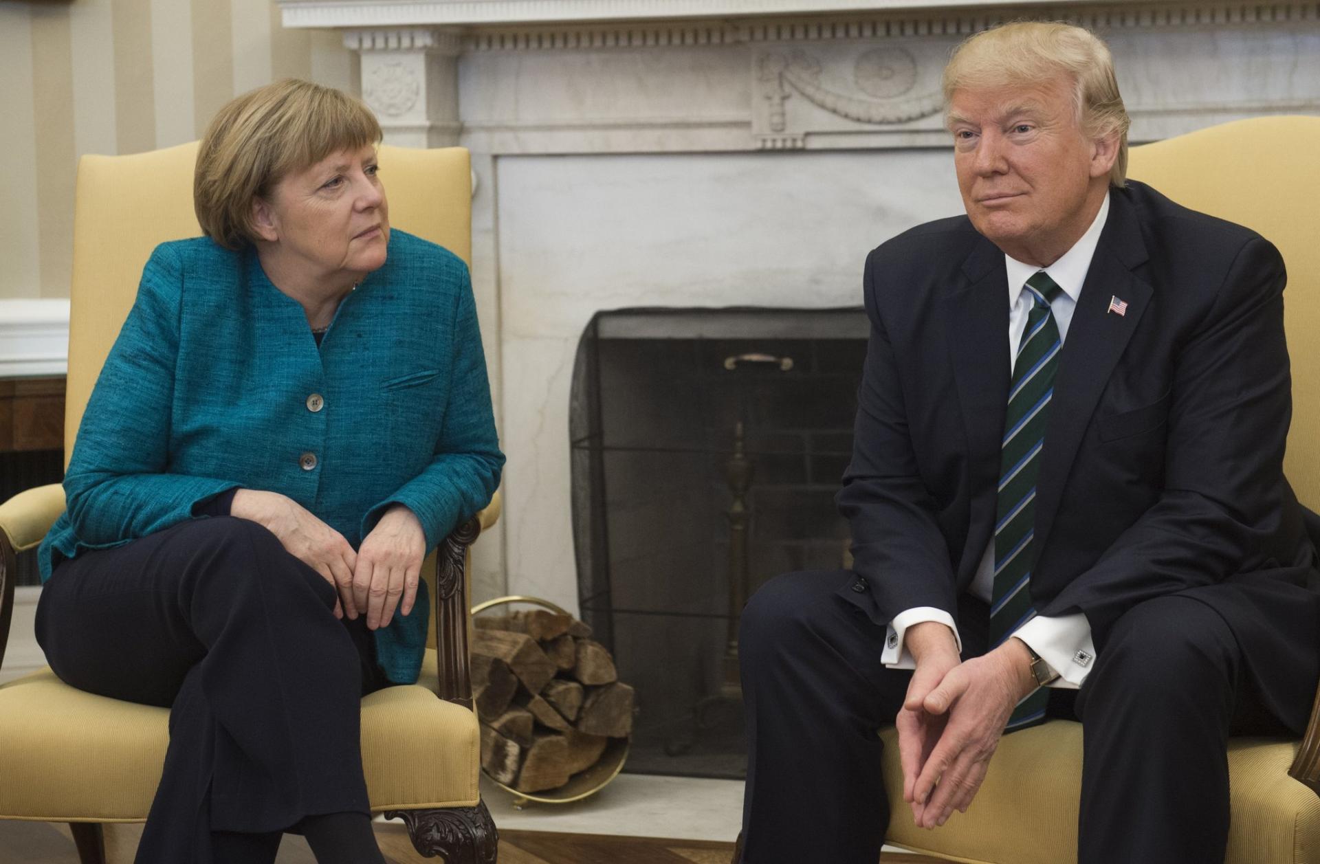 Merkel  Trampla görüşmək üçün ABŞ-a  gəlib